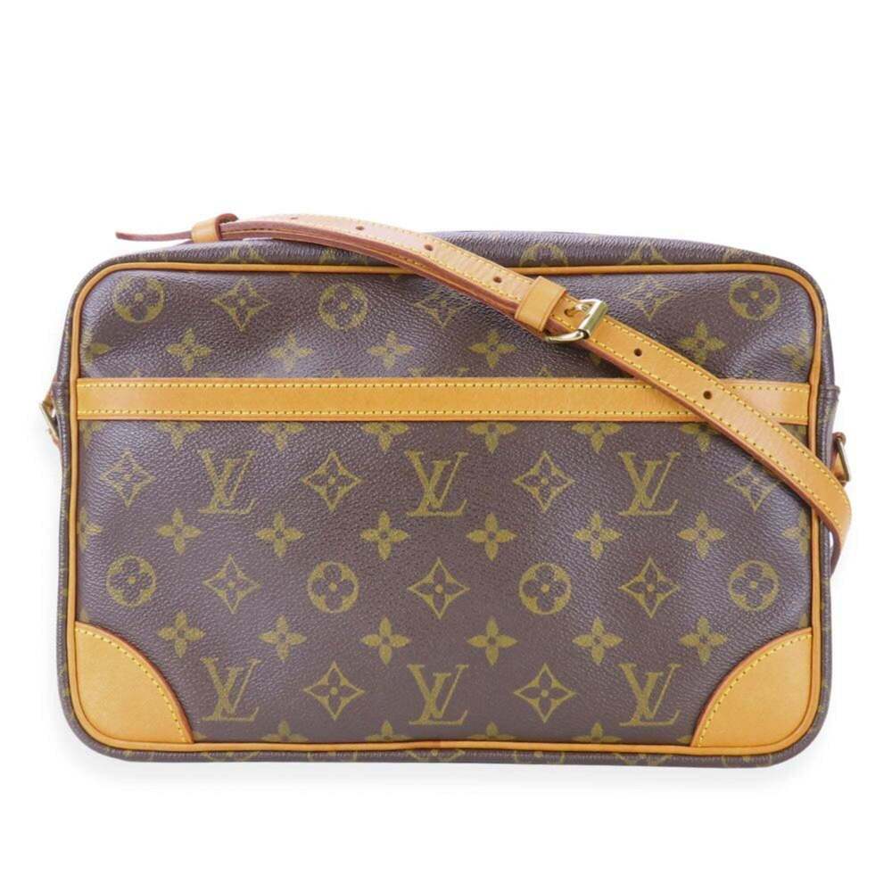 LOUIS VUITTON Brown Monogram Leather Shoulder Bag - Picture 11 of 11